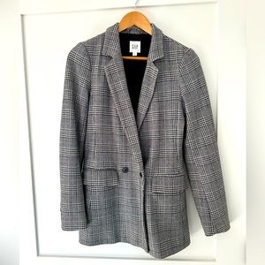 GAP plaid houndstooth blazer